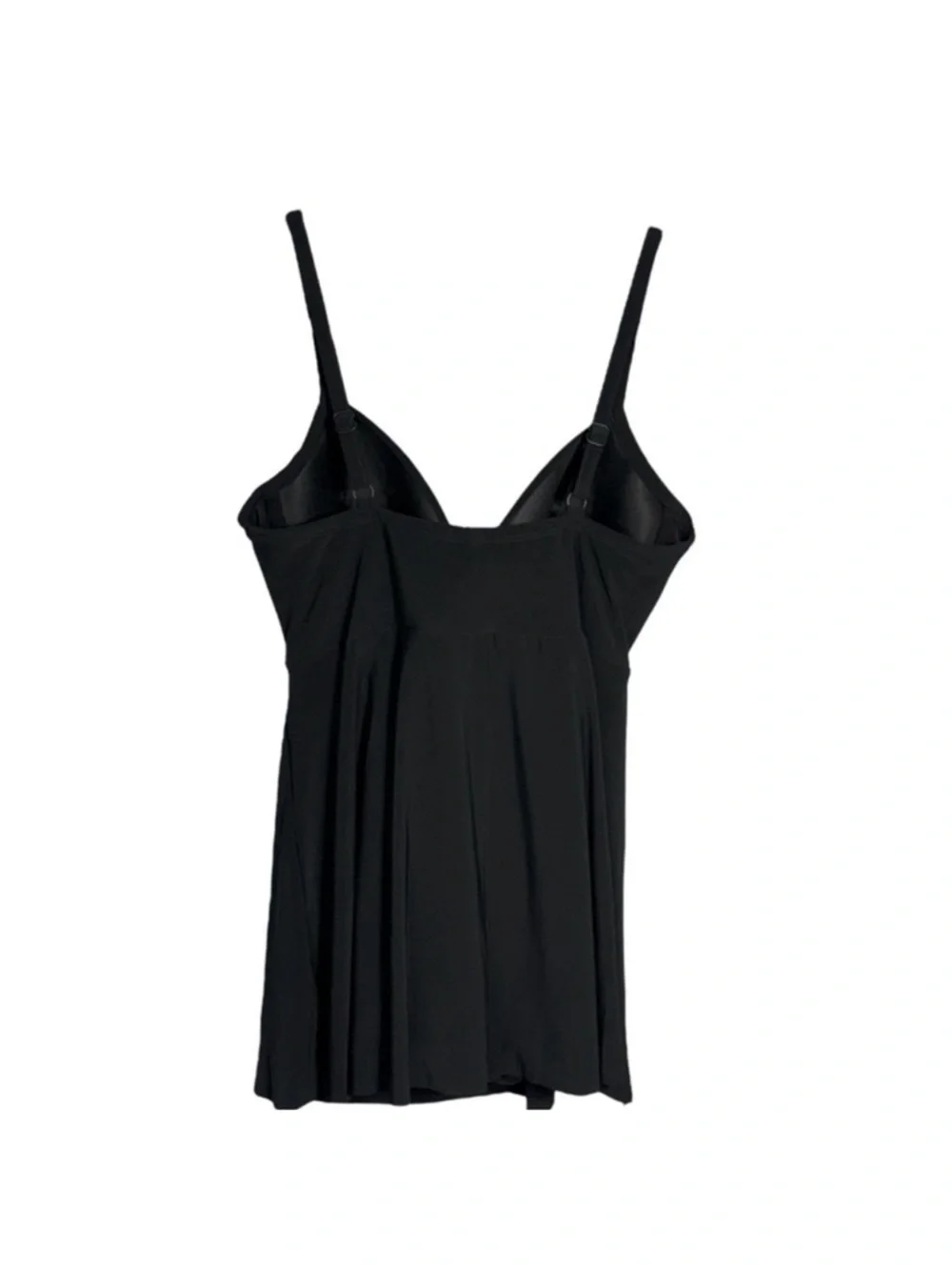 Miraclesuit Twisted Sisters Adora Swim Dress - Black Size 8 NWT